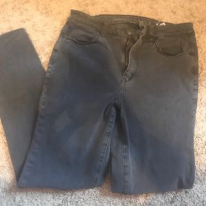 Gray American Eagle high rise jeggings